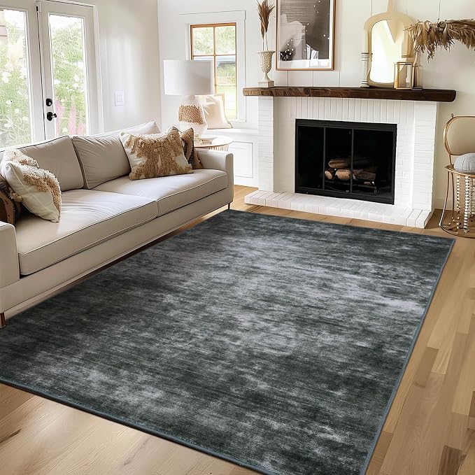 WILLSUN Washable Area Rugs, 4x6 Non-Slip Boho Large Area Rugs - Image 2