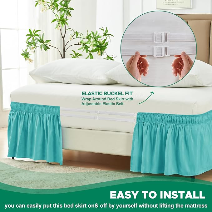 Biscaynebay Wrap Around Bed Skirts - Image 4
