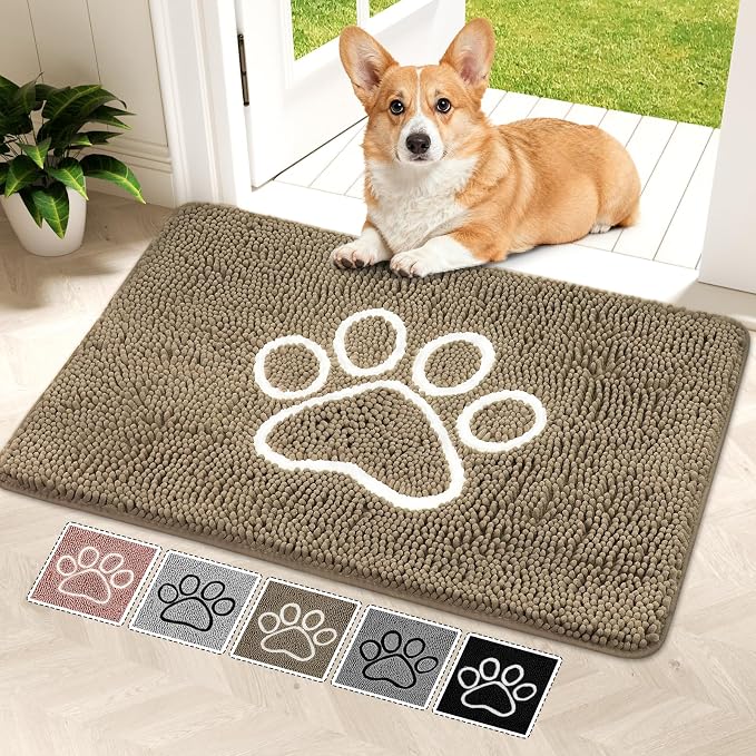 Bcoimo Super Absorbent Dog Door Mat, Pet Rugs by Bcoimo