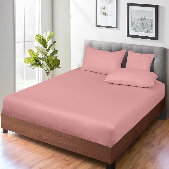 ROYALE LINENS 300 Thread Count 100% Long Staple Combed Cotton Fitted Sheet Queen - Image 7