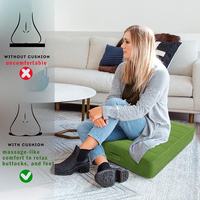 MeMoreCool Square Floor Pillow Seating - Image 3