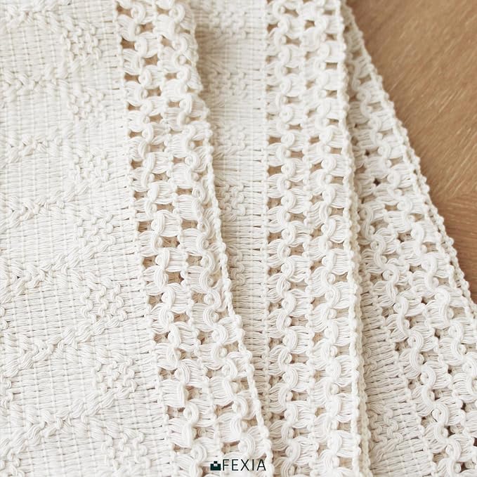 FEXIA Boho Macrame Table Runner - Image 3