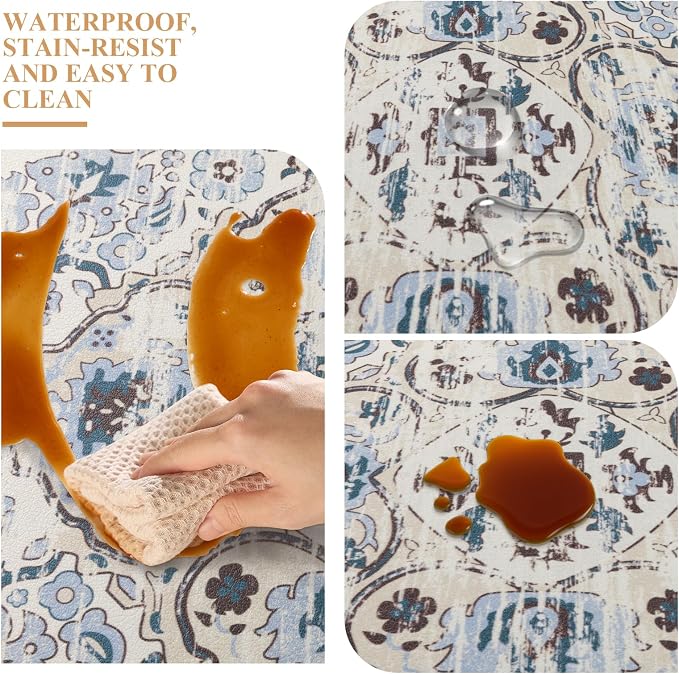 Ileading Anti Fatigue Kitchen Rugs Sets of 2 Cushioned Kitchen Mats - Image 5