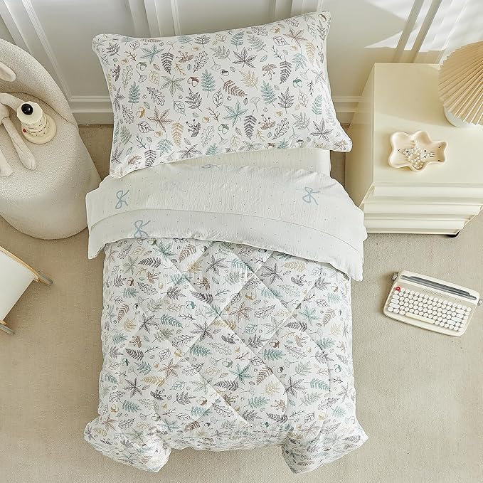 JHXHMX 4 Pieces Toddler Bedding Set - Image 3