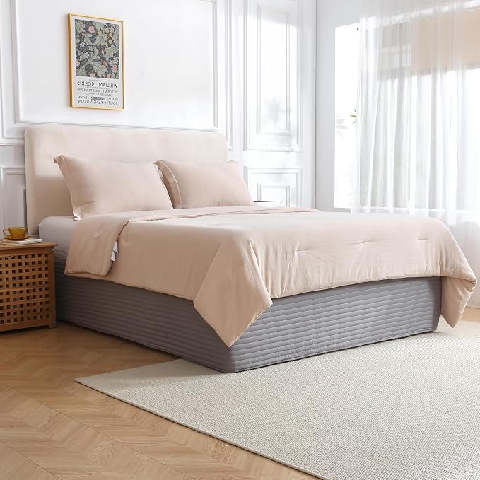 King Bed Skirt-Box Spring Cover - Image 6