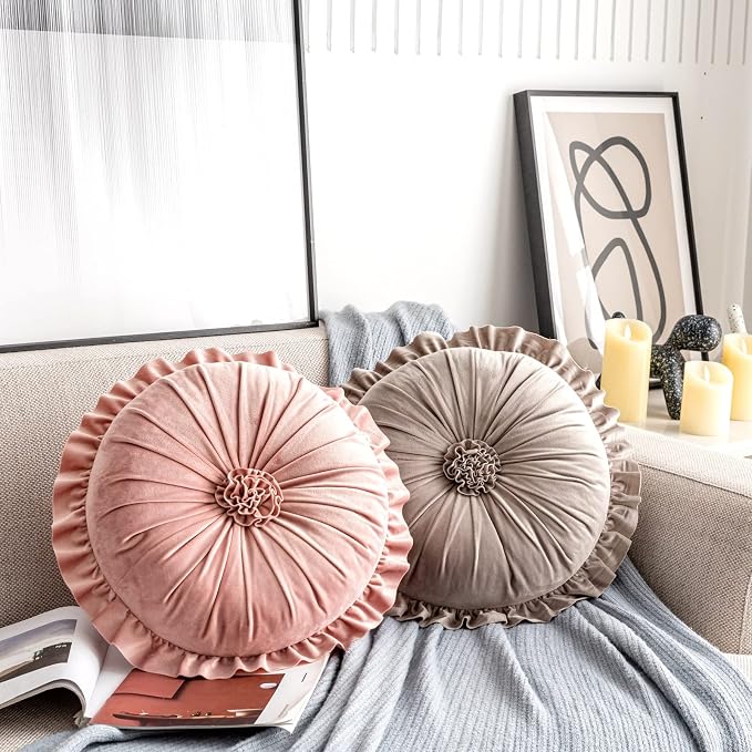 S SSOY Velvet Round Pillow - Image 7