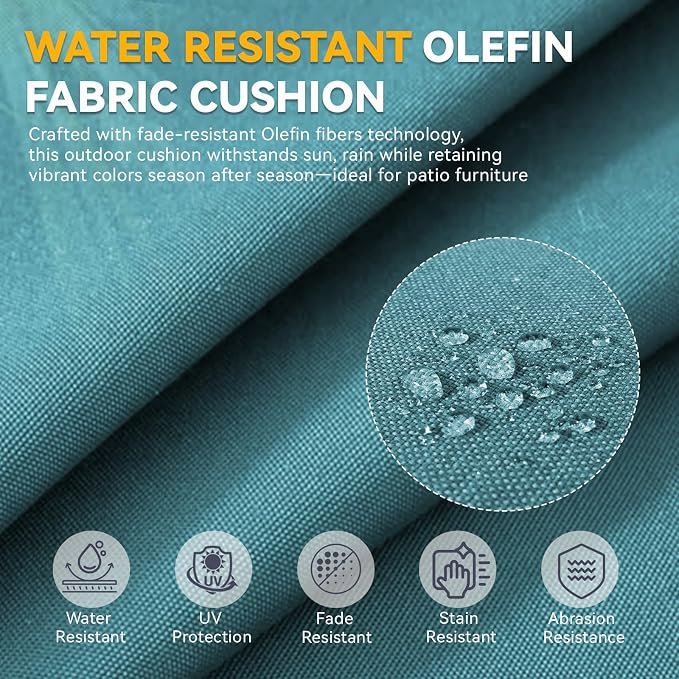 Outdoor Cushion Set for Furniture Patio Furniture, UV Resistant, Water Resistant - Image 6