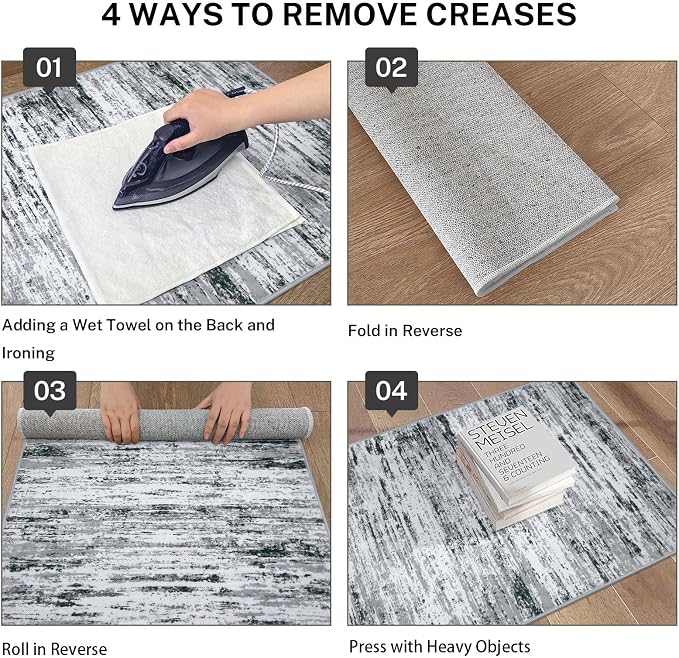 Modern Abstract Runner Rug 2.6x18 - Image 4