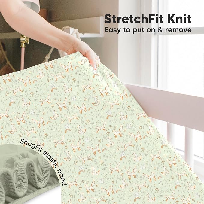 KeaBabies 2-Pack Baby Crib Sheets - Image 6