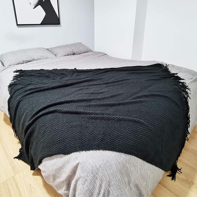 LOMAO Knitted Throw Blanket - Image 7
