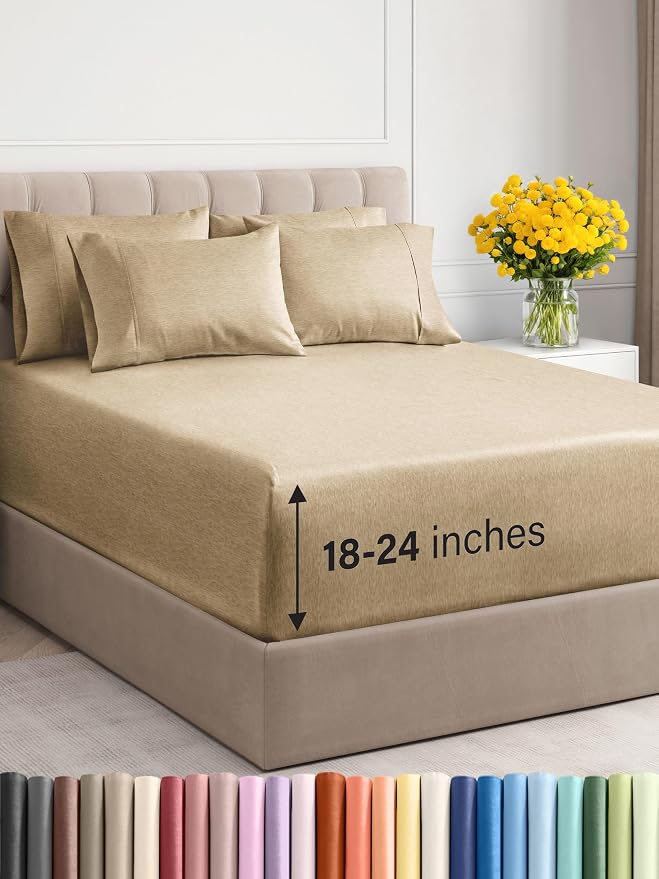 Extra Deep Queen Sheet Set by CGKUnlimited