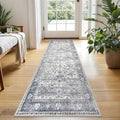 KUTA Vintage Floral Washable Hallway Runner, 2x5 Runners by KUTA