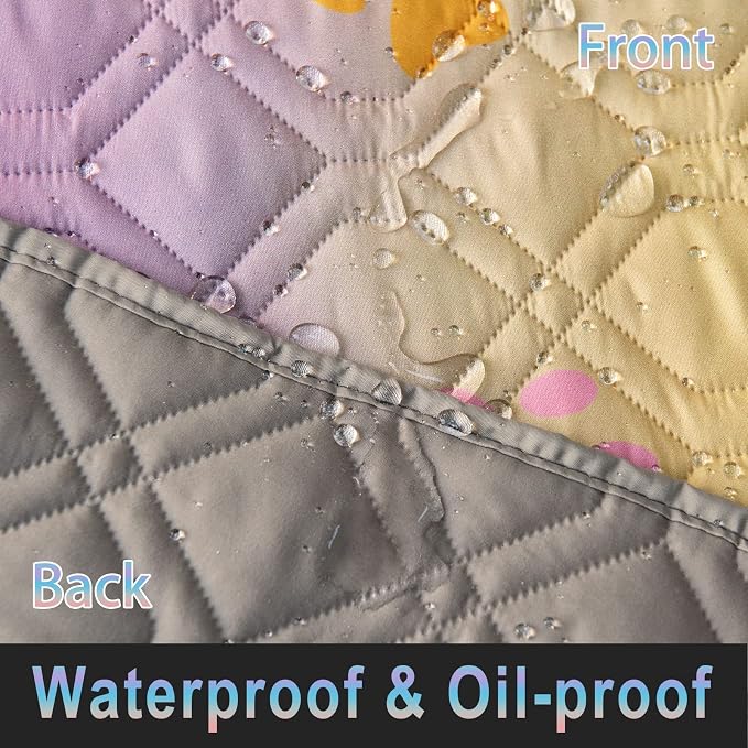 100% Waterproof Dog Bed Cover 52x82 inch Reversible Changing Pad Reusable - Image 3
