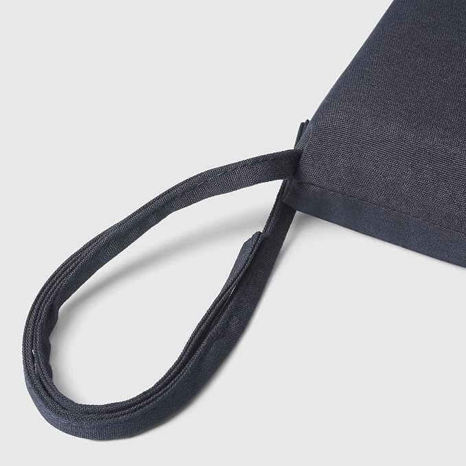 WestinTrends Solace Outdoor Patio Kitchen Dining Chair Square Seat Cushions Set - Image 6