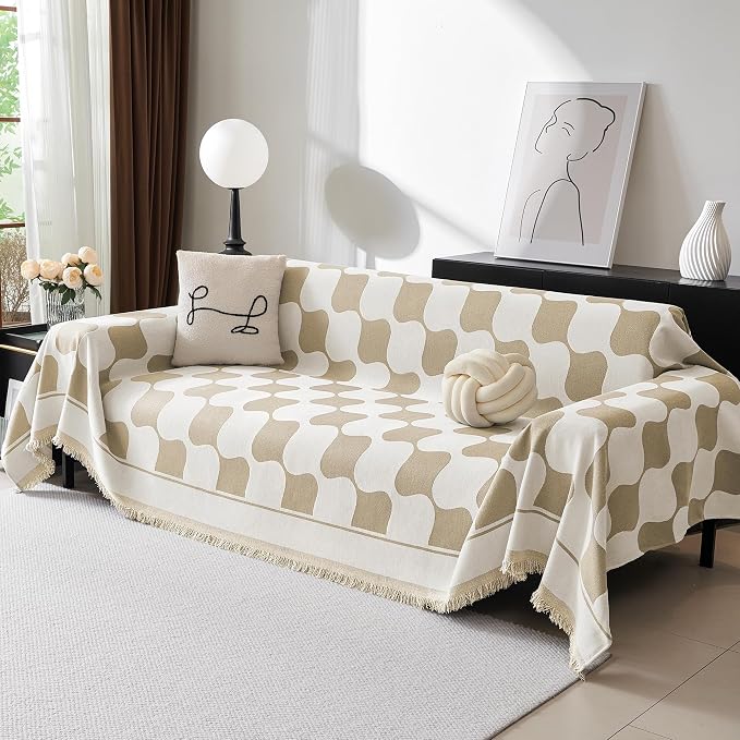 MEETSKY Oversized Sofa Cover Couch Cover - Image 2