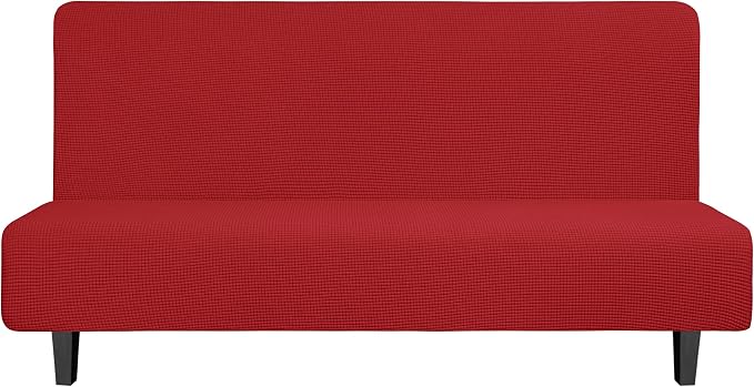 Easy-Going Stretch Futon Slipcover Armless Futon Bed Cover Furniture Protector by Easy-Going