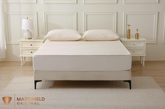 Deluxe Cooling Waterproof Organic Mattress Protector California King - Image 8