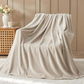 NEWCOSPLAY Super Soft Twin Blanket Linen Premium Silky Flannel Fleece Leaves by NEWCOSPLAY