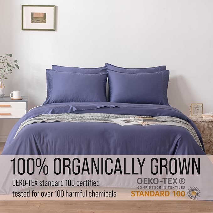 Bella Coterie 6 Piece Luxury Bamboo Viscose Queen Size Sheet Set | 100% - Image 4
