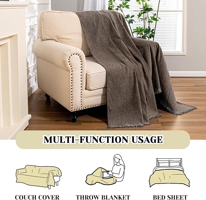 MEETSKY Oversized Chair Cover Small Couch Cover Armchair Sofa Cover - Image 7