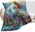Mermaid Throw Blanket by citari