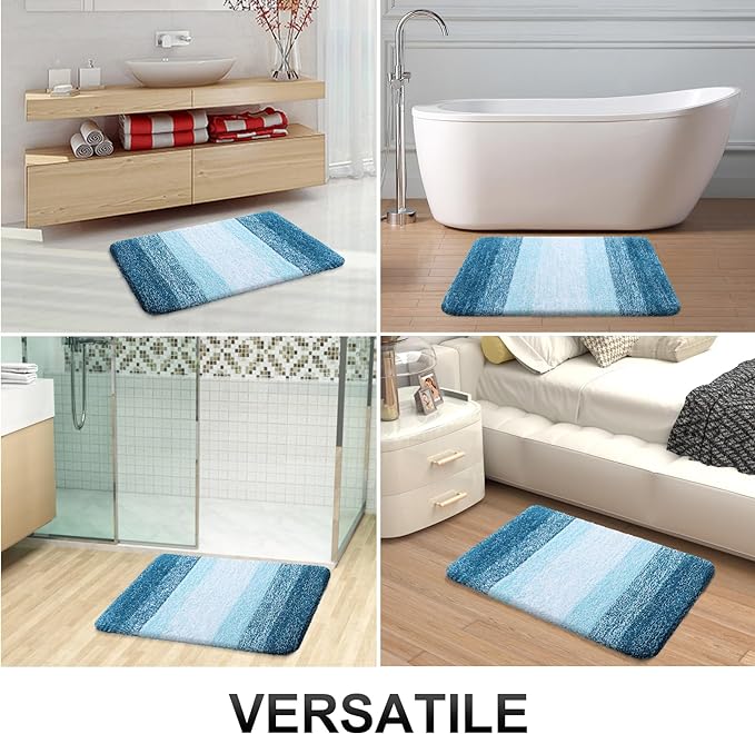 OLANLY Bathroom Runner Rugs 70x24, Extra Soft Absorbent Microfiber Bath Rugs - Image 6