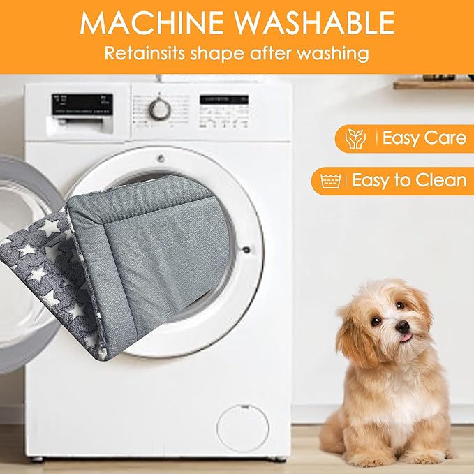 Washable Dog Bed Plush Orthopedic Outdoor Crate Mat - Image 3