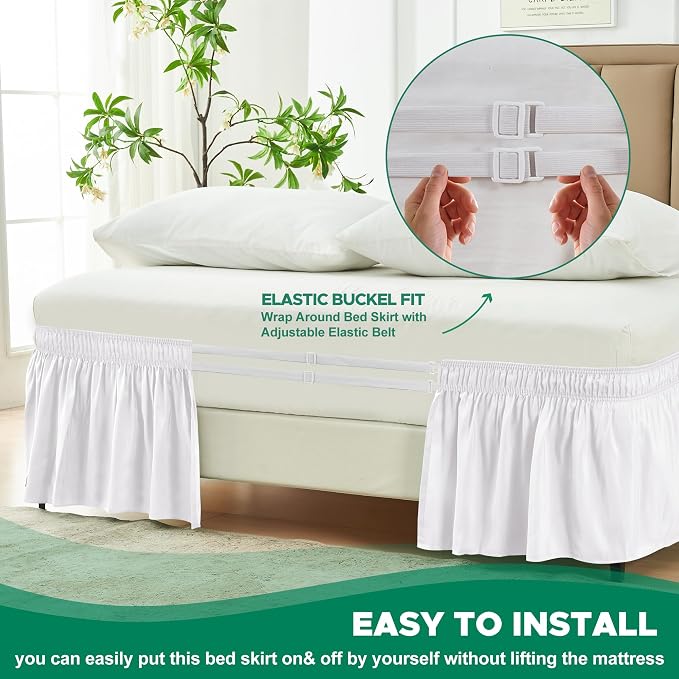 Biscaynebay Wrap Around Bed Skirts - Image 5