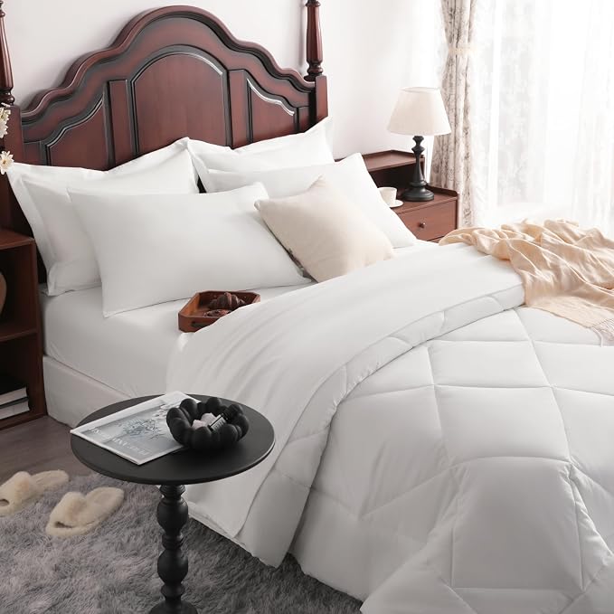 NTBAY King Comforter Set with Sheets, 7 Pieces Soft and Breathable King Bedding - Image 6