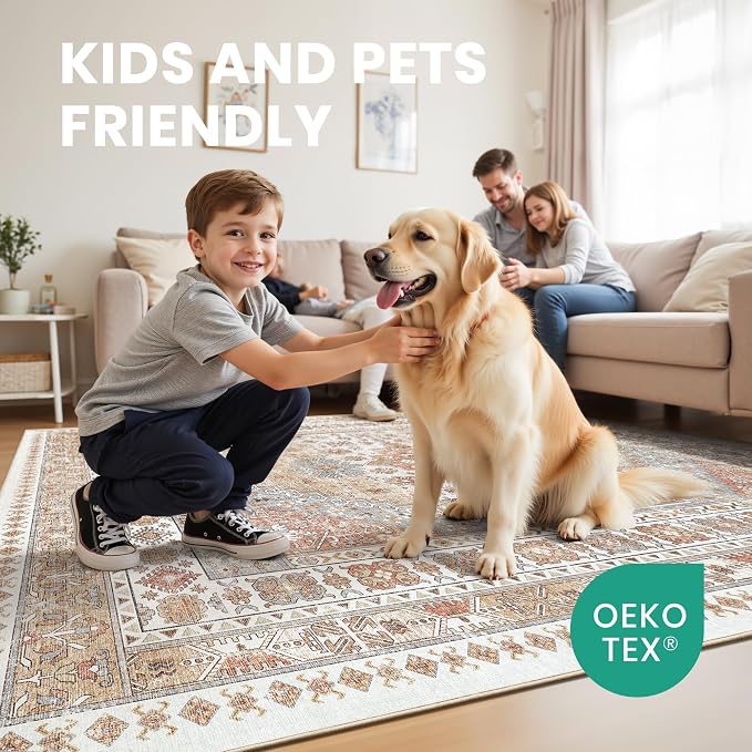 zesthome Washable Round Area Rugs - Image 5