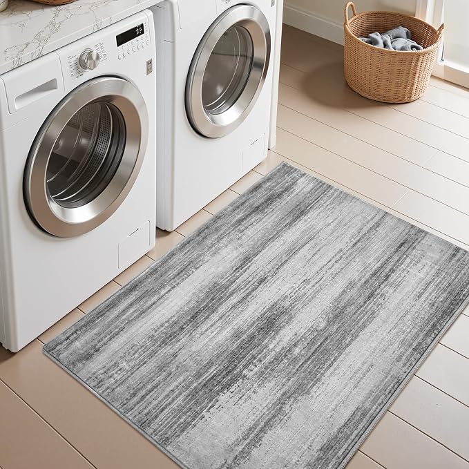 PADOOR Modern Abstract Entryway Rug - Image 2