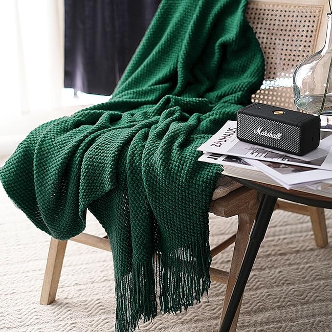 LOMAO Knitted Throw Blanket - Image 2