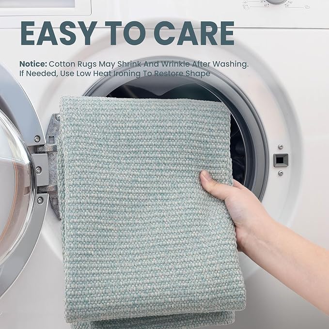 EARTHALL Small Area Rug 2x3 Ft Washable Rugs - Image 3