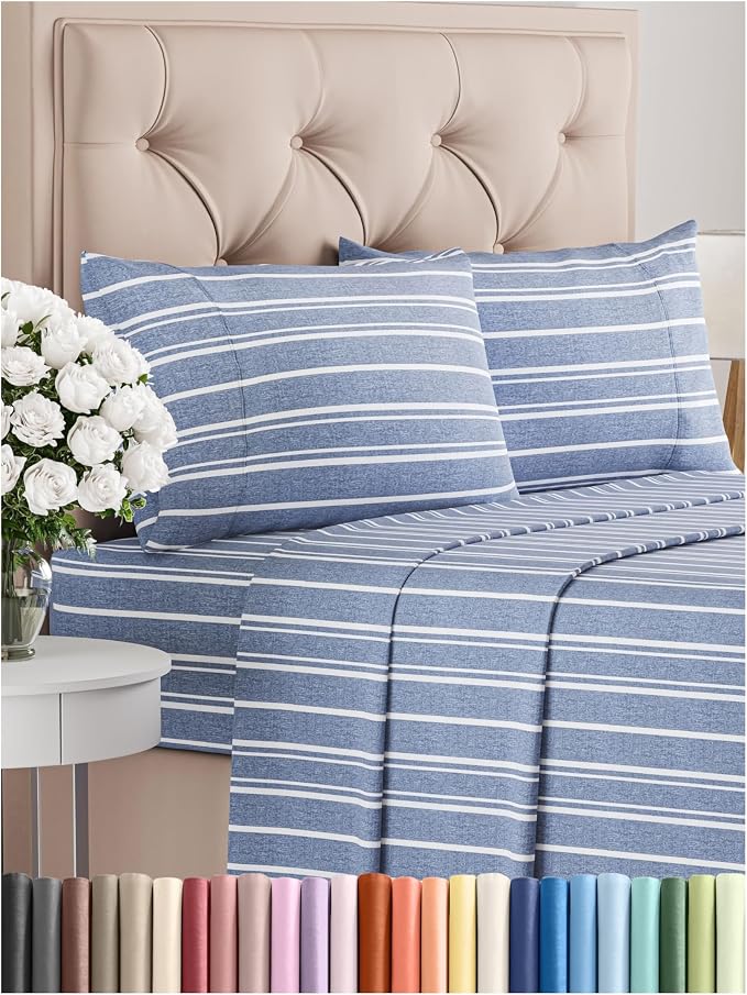 Cal King Size 4 Piece Sheet Set by CGKUnlimited