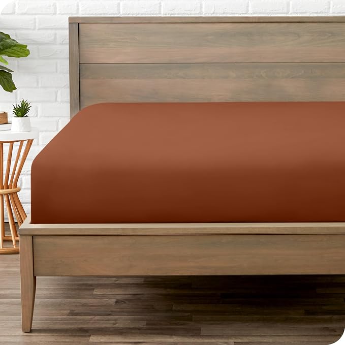 Bare Home Fitted Bottom Sheet King Size by BareHome