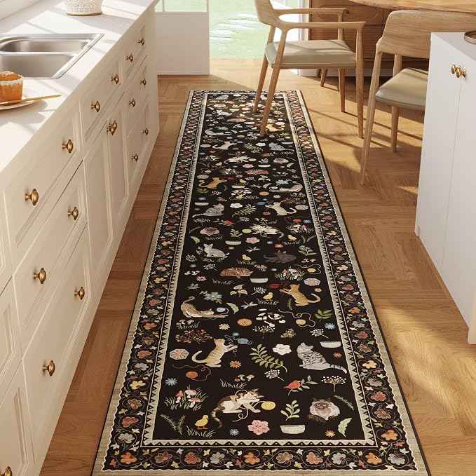 Rugcomf Runners for Kitchen Runner Rug Non Slip 2'x10' Long Washable Rugs by Rugcomf