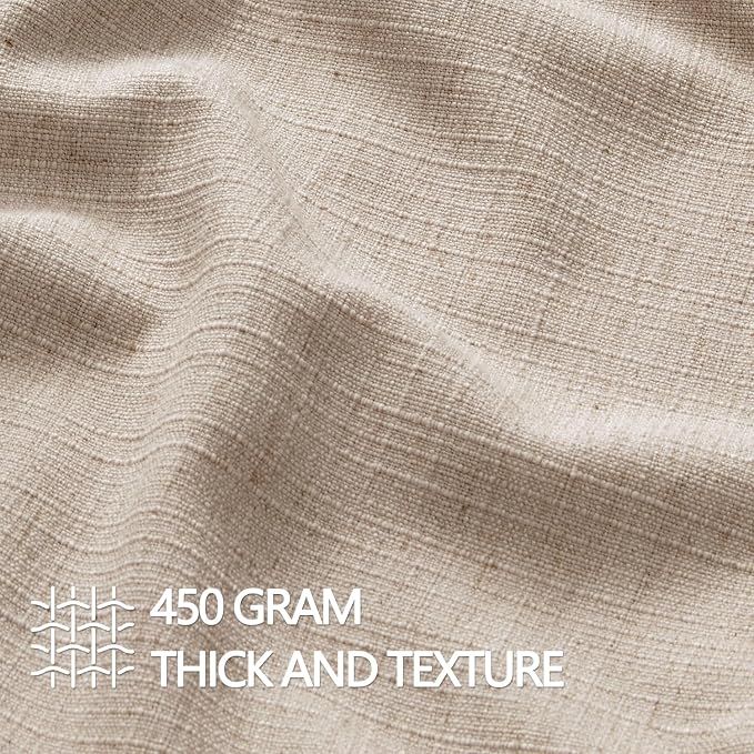 MIULEE Decorative Pillow Covers 18x18, 2 Pack Boho Farmhouse Neutral Throw - Image 2