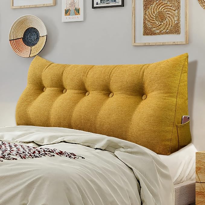 Wedge Headboard Pillow Dorm Room Reading Pillow Back Support - Image 4