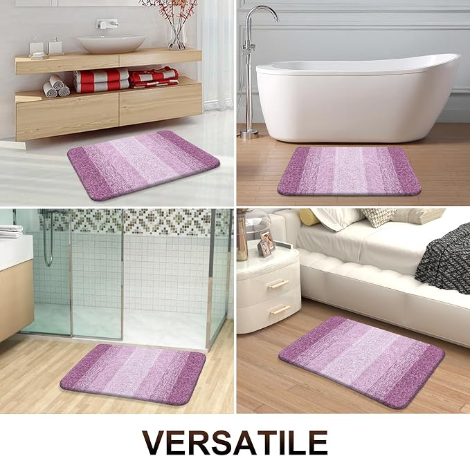 OLANLY Bathroom Runner Rugs 47x20, Extra Soft Absorbent Microfiber Bath Rugs - Image 6