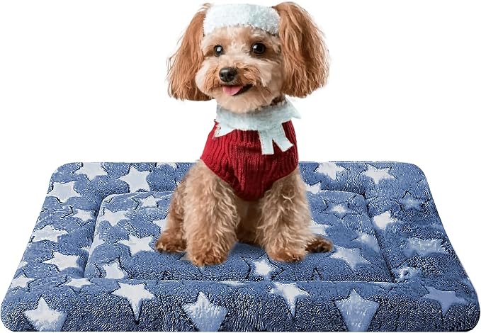 Dog Bed Mat - Dog Crate Pad - Reversible Mat by FogkissComfyPawsHome