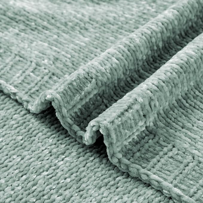 BATTILO HOME Sage Green Throw Blanket - Image 5