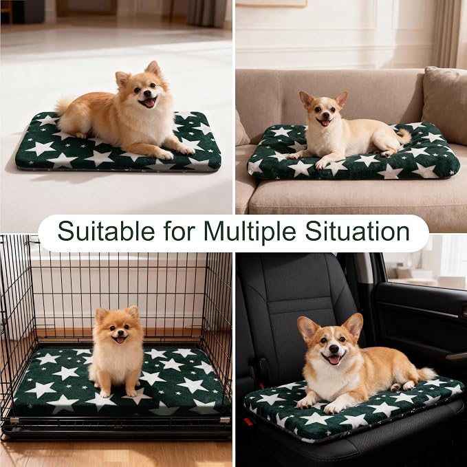 Washable Dog Bed Plush Orthopedic Outdoor Crate Mat - Image 4