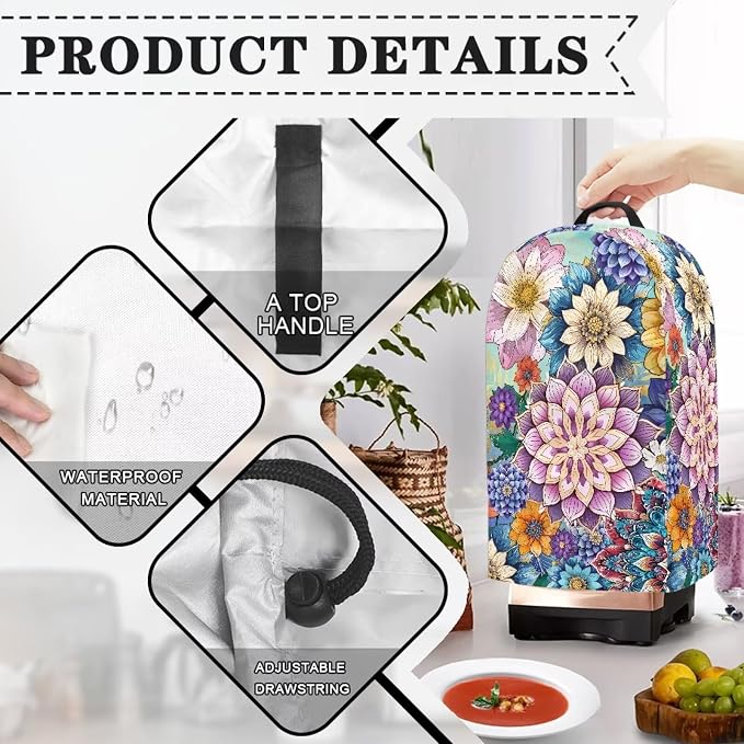 Bohe Flower Print Blender Covers - Image 5