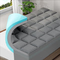 OLANLY Dual-Layer 4 Inch Twin XL Size Memory Foam Mattress Topper by OLANLY