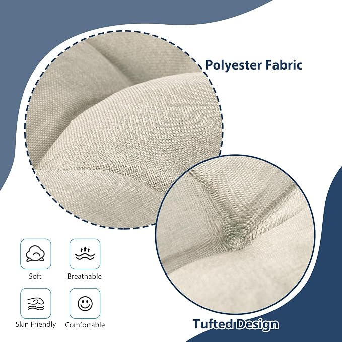 Chair Cushions for Dining Chairs, Seat Cushions for Kitchen Chairs, Indoor Seat - Image 3