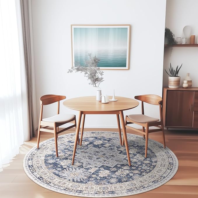 zesthome Washable Round Area Rugs - Image 3