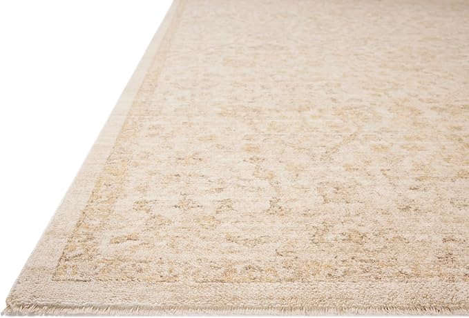 Loloi Chris Loves Julia Palma Collection PLM-01 Ivory/Sand 2'-7" x 10'-0" - Image 5