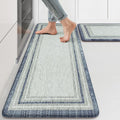 KIMODE Anti Fatigue Kitchen Mat 2PCS, Non-Skid Waterproof Kitchen Rugs by KIMODE