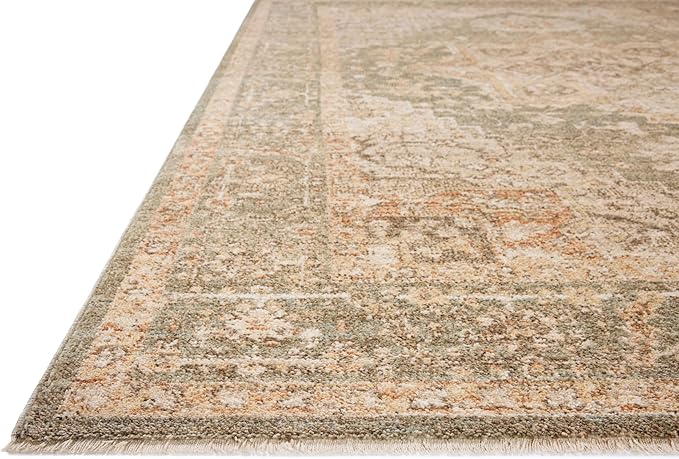 Loloi Chris Loves Julia Palma Collection PLM-08 Olive/Spice 2'-7" x 10'-0" - Image 5