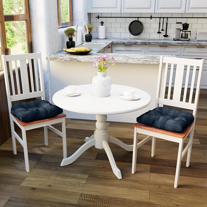 Klear Vu Gripper Overstuffed Universal Non-Slip Dining Chair Cushions - Image 8